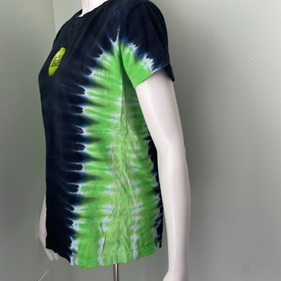 Liquid Blue The Beatles Green Black Tie Dye Graphic Tee XL - Picture 4 of 6